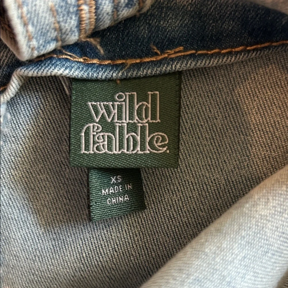 Wild Fable Denim Zip-Front Tank Top - Picture 6 of 7
